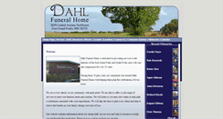 Desktop Screenshot of dandahlfuneralhome.com